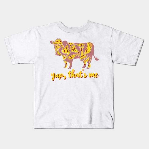 Pizza lover, Yup that's me Kids T-Shirt by Arteria6e9Vena